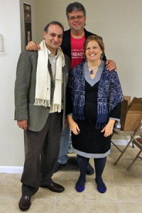 Karim El Koussa, Mike Sgrignoli and Wendy Latty after the show.